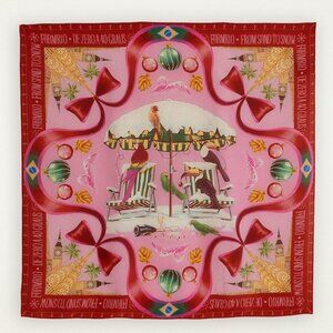 NWT Farm Rio Multicolor From Sand to Snow Bandana Scarf